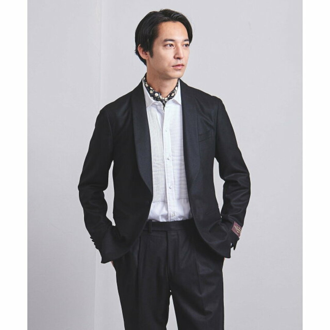 UNITED ARROWS - 【BLACK】ブラック ライトフランネル ショール UNITED ARROWS - 【BLACK】ブラック ライトフランネル ショール
