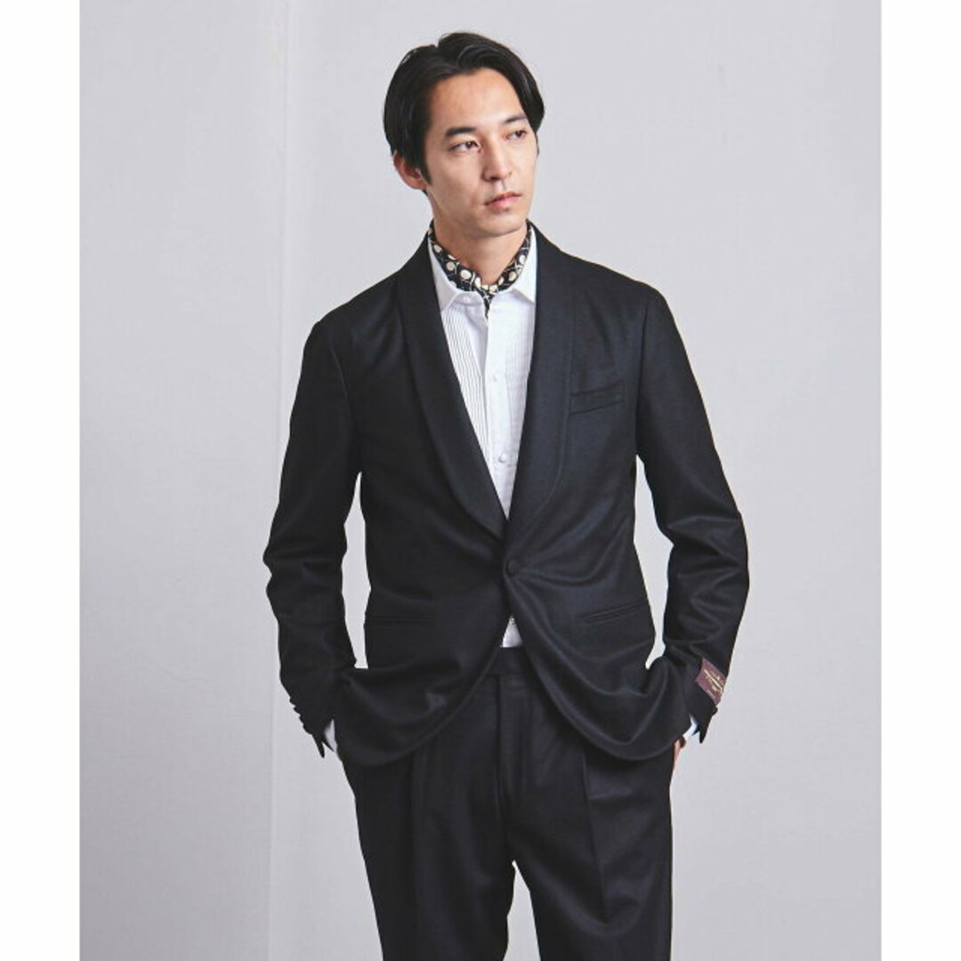 UNITED ARROWS - 【BLACK】ブラック ライトフランネル ショール UNITED ARROWS - 【BLACK】ブラック ライトフランネル ショール