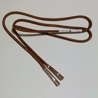 帯締め　茶色　このび