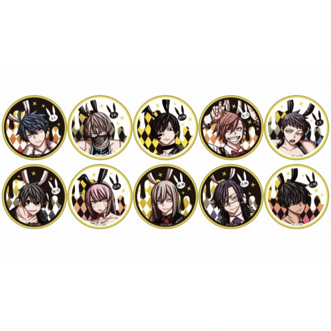 10点 1box 桃源暗鬼 バニー 缶バッジ N缶バ メディコス 一ノ瀬 10点 1box 桃源暗鬼 バニー 缶バッジ N缶バ メディコス 一ノ瀬