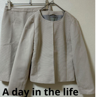 アデイインザライフ(a day in the life)のアデイインザライフ　スーツ(ノーカラージャケット)