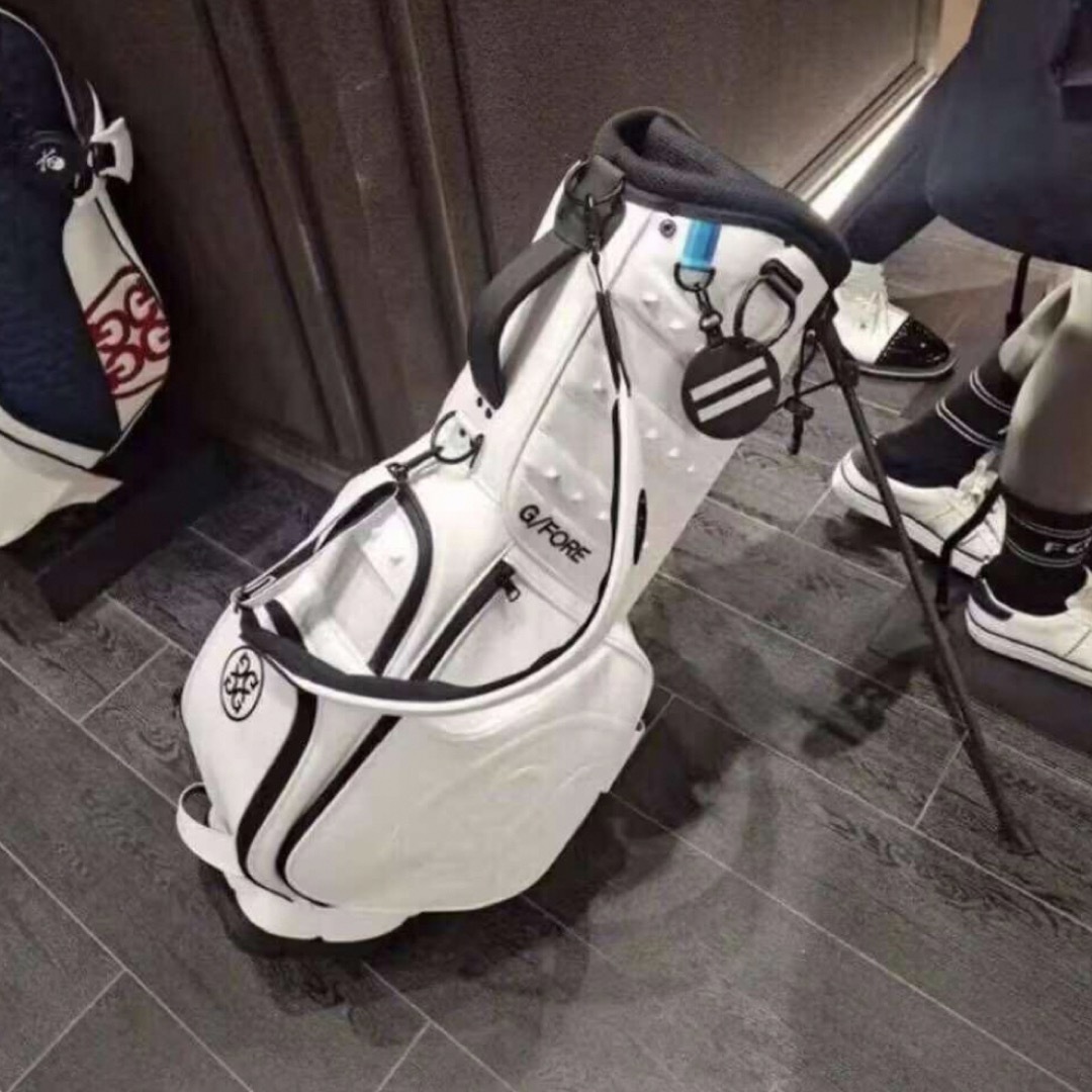 値下げ☆G/Fore ジーフォア キャディバッグ スタンドバッグWHITE 値下げ☆G/Fore ジーフォア キャディバッグ スタンドバッグWHITE