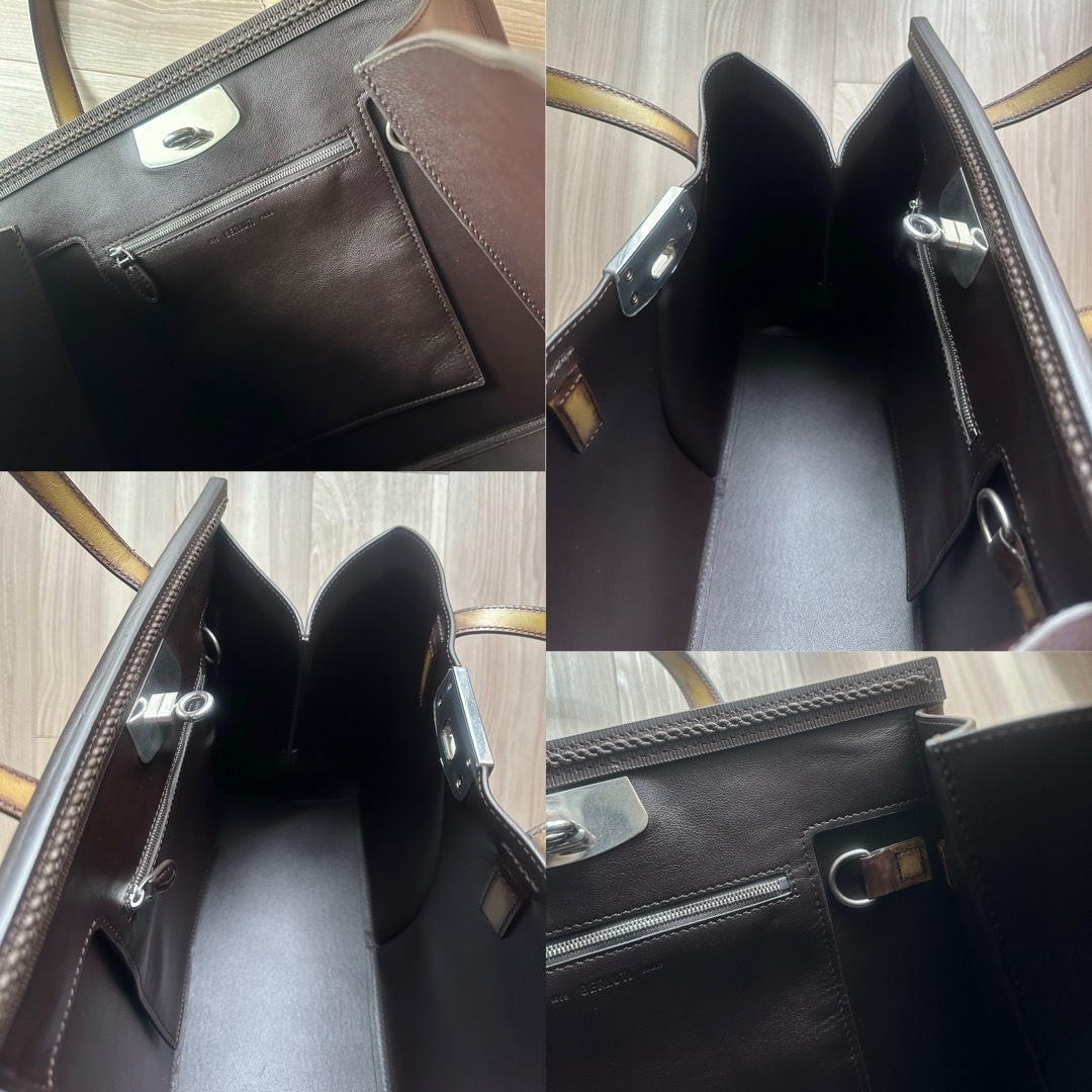 BERLUTI - 定価80万 ベルルッティ ルッティ38 レザー トート BERLUTI - 定価80万 ベルルッティ ルッティ38 レザー トート
