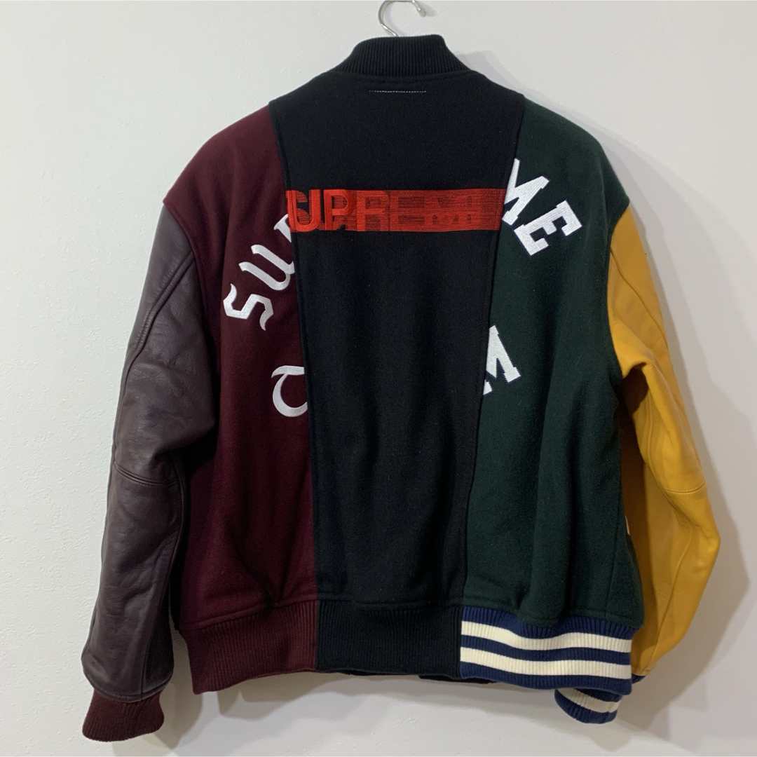 Supreme - 【早い者勝ち!】supreme×MM6 Split Varsity Jacketの Supreme - 【早い者勝ち!】supreme×MM6 Split Varsity Jacketの