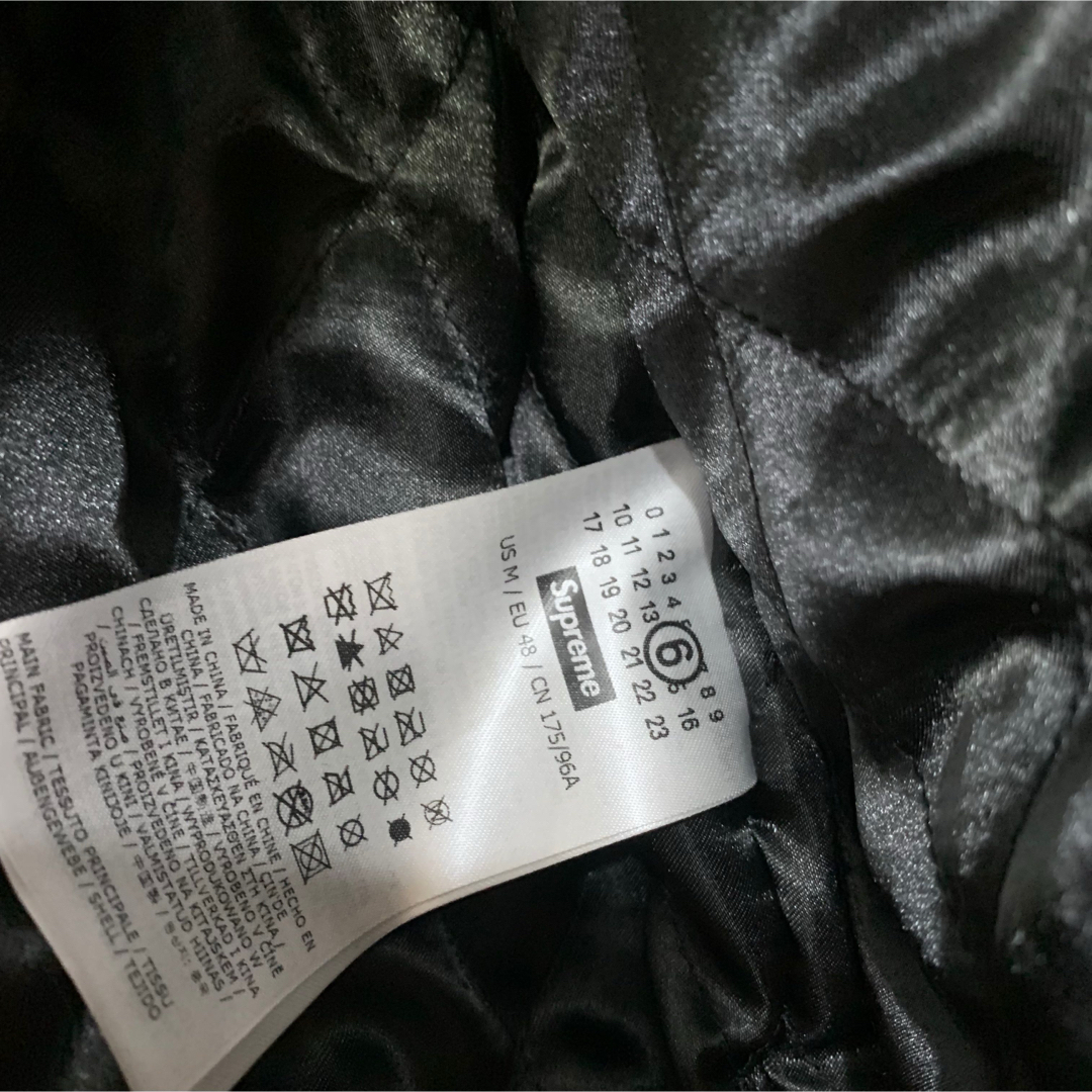 Supreme - 【早い者勝ち!】supreme×MM6 Split Varsity Jacketの Supreme - 【早い者勝ち!】supreme×MM6 Split Varsity Jacketの