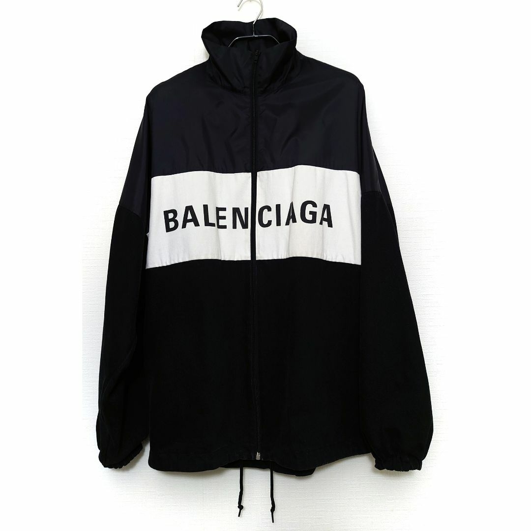 BALENCIAGA - BALENCIAGA ナイロン ロゴ デニムジャケット 34の BALENCIAGA - BALENCIAGA ナイロン ロゴ デニムジャケット 34の