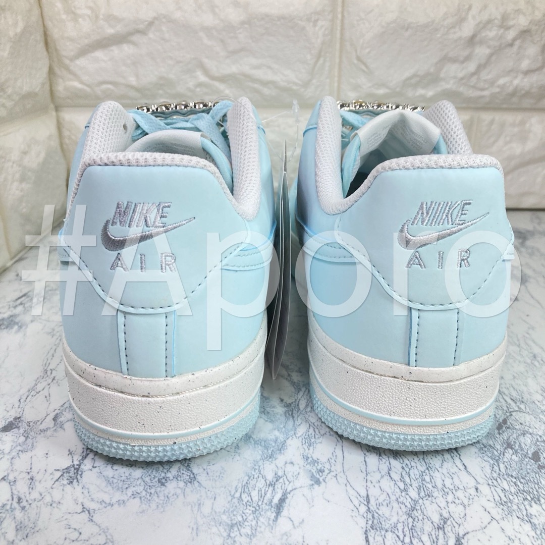 NIKE - NIKE ナイキ AIR FORCE 1 エアフォース1 ブルー パール NIKE - NIKE ナイキ AIR FORCE 1 エアフォース1 ブルー パール