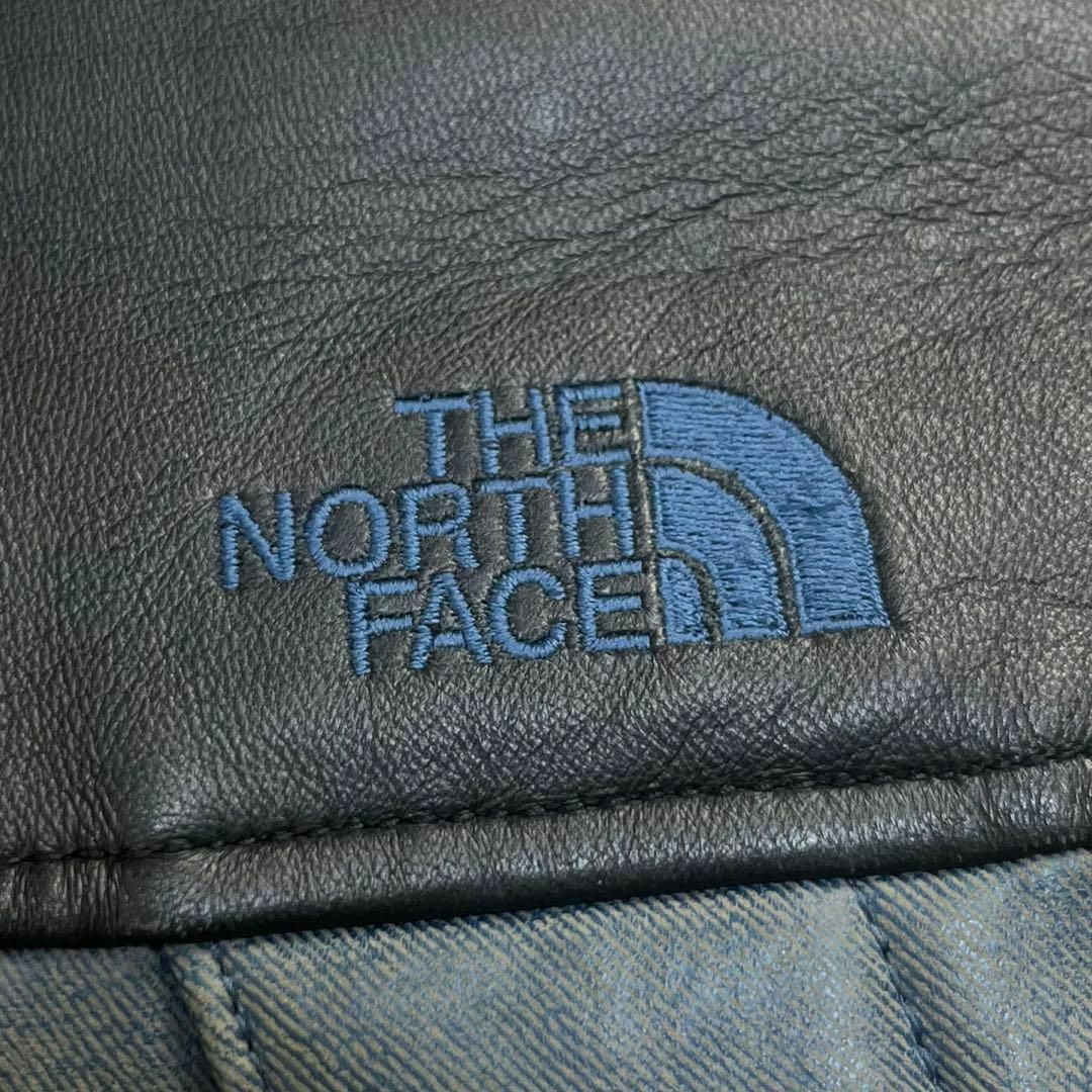 THE NORTH FACE - 【希少】ノースフェイス☆レザーダウン THE NORTH FACE - 【希少】ノースフェイス☆レザーダウン