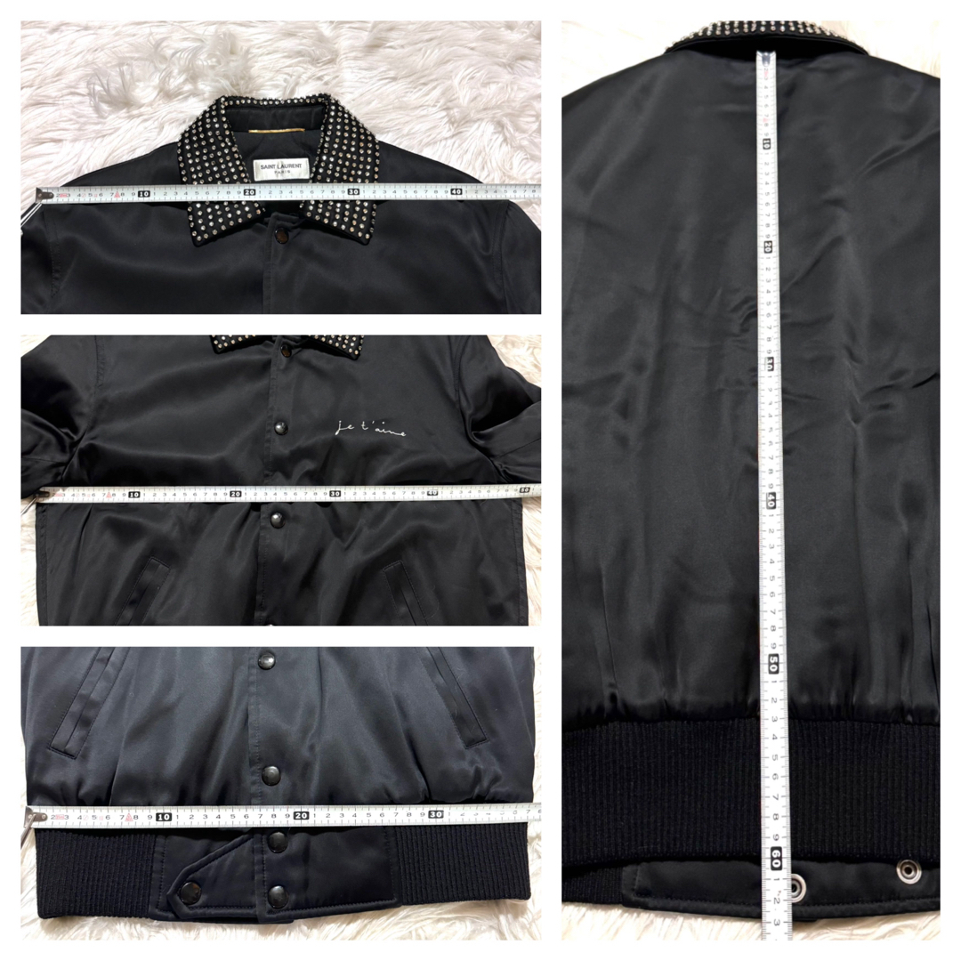 SAINT LAURENT - 本物 極美品 サンローランパリ クリスタル装飾 SAINT LAURENT - 本物 極美品 サンローランパリ クリスタル装飾