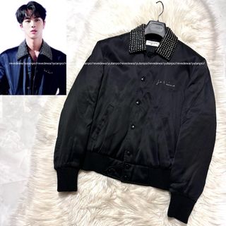 SAINT LAURENT - 本物 極美品 サンローランパリ クリスタル装飾 SAINT LAURENT - 本物 極美品 サンローランパリ クリスタル装飾