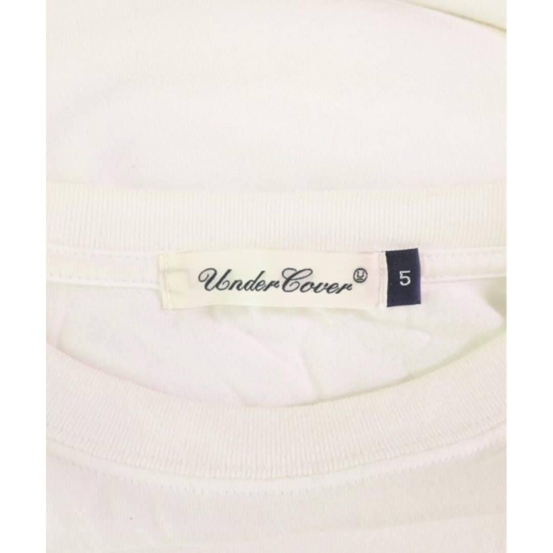 UNDER COVER Tシャツ・カットソー 白 3301124E0082 UNDER COVER アンダーカバー Tシャツ・カットソー 5(XL位) 白