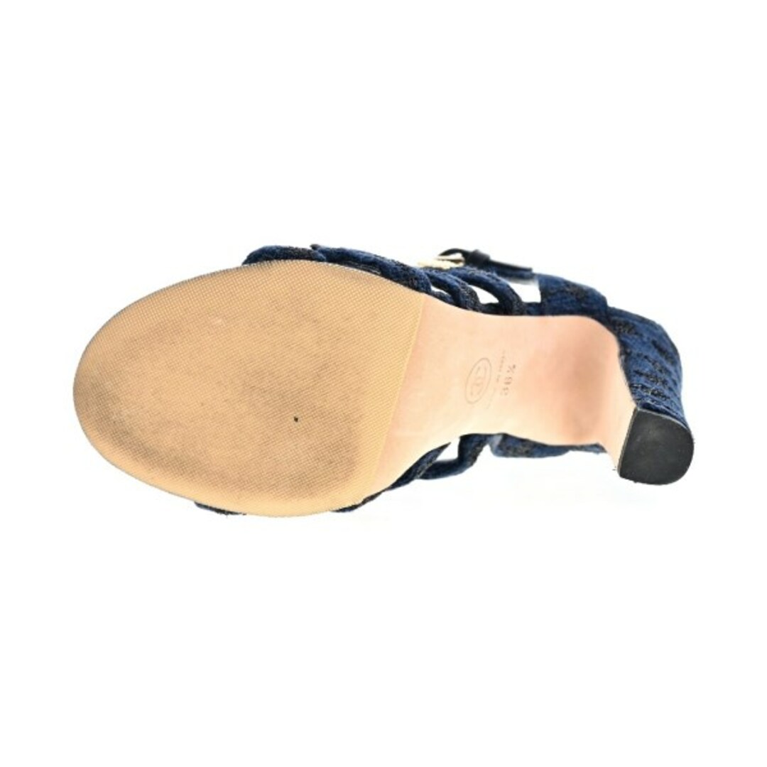 CHANEL - CHANEL シャネル サンダル EU36 1/2(23cm位) 紺 【古着 CHANEL - CHANEL シャネル サンダル EU36 1/2(23cm位) 紺 【古着