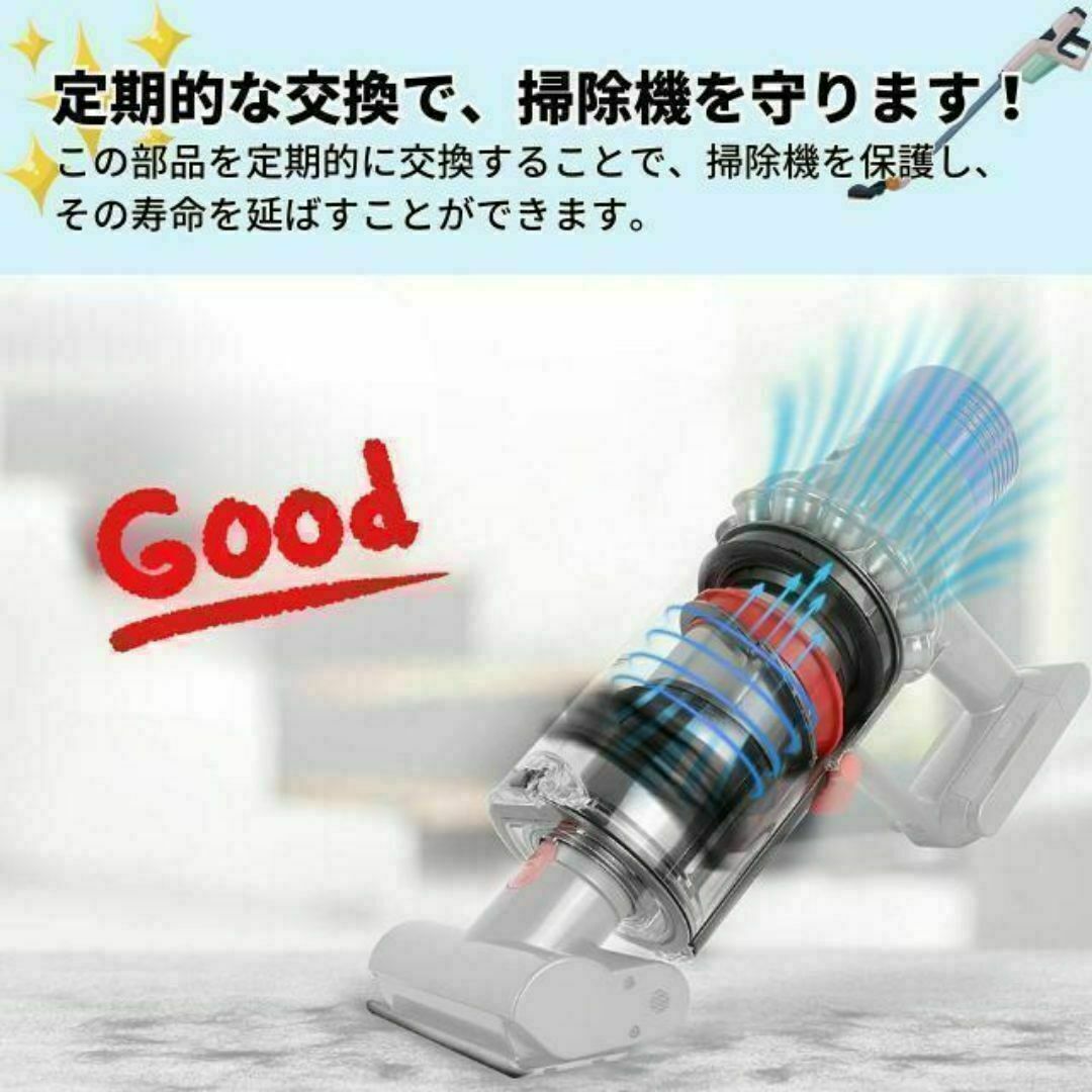 Dyson ダイソン クリアビン ダストカップ 蓋 パッキン 交換部品 V10 スマホ/家電/カメラの生活家電(掃除機)の商品写真