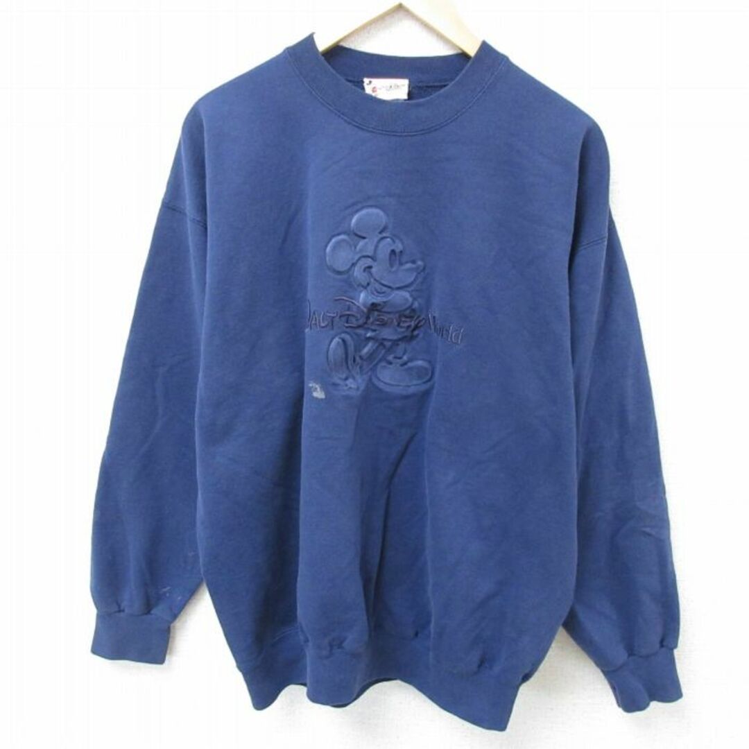 Disney - L☆古着 長袖 スウェット メンズ 90年代 90s Disney - L☆古着 長袖 スウェット メンズ 90年代 90s