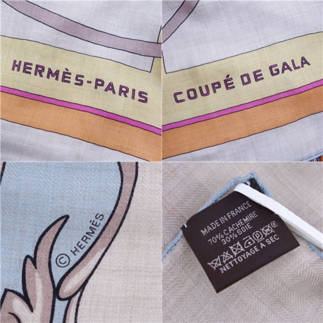 HERMES - 未使用 エルメス HERMES スカーフ カレ140 ストール HERMES - 未使用 エルメス HERMES スカーフ カレ140 ストール