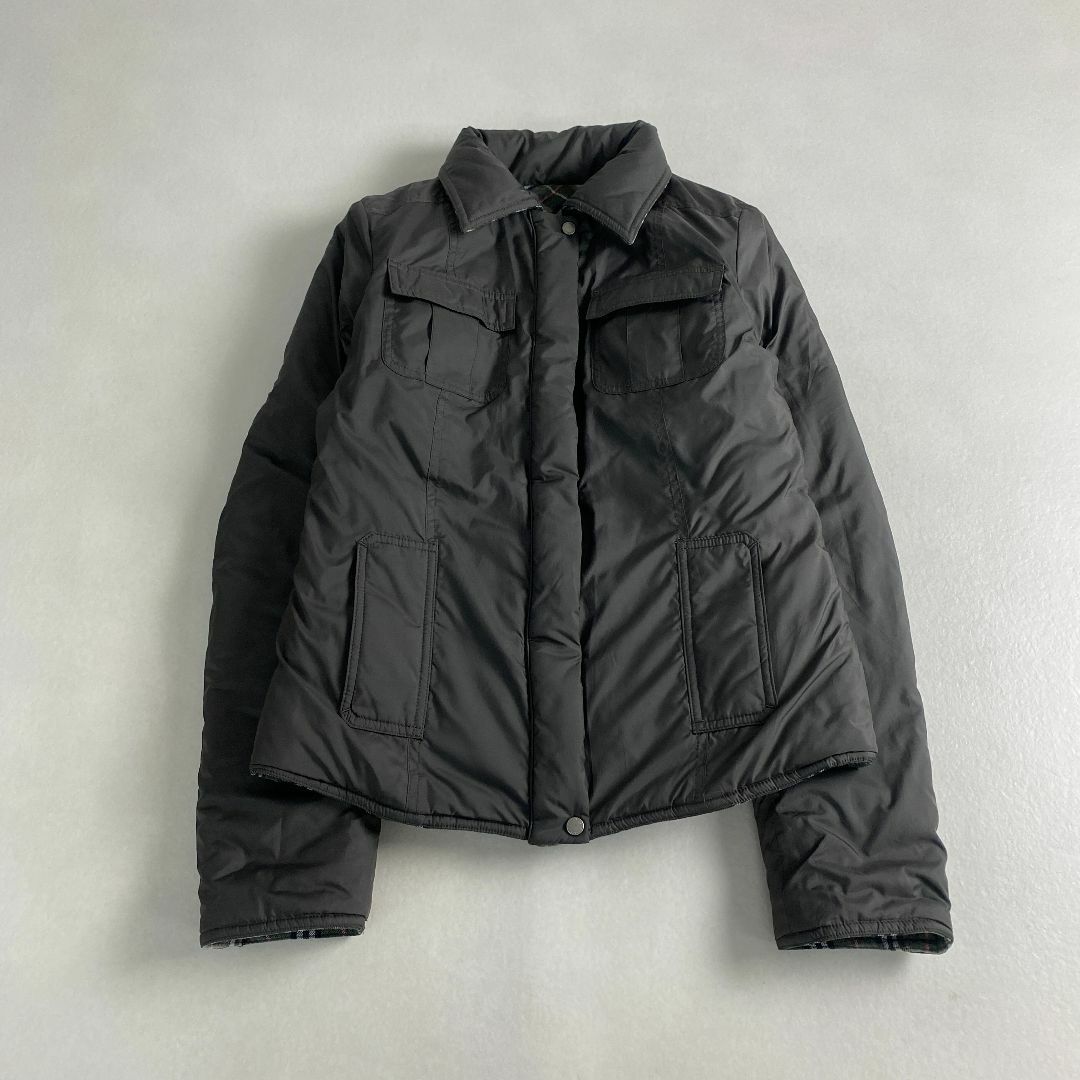 美品 バーバリーブルーレーベル ブルゾン リバーシブル 2way 美品 バーバリーブルーレーベル ブルゾン リバーシブル 2way