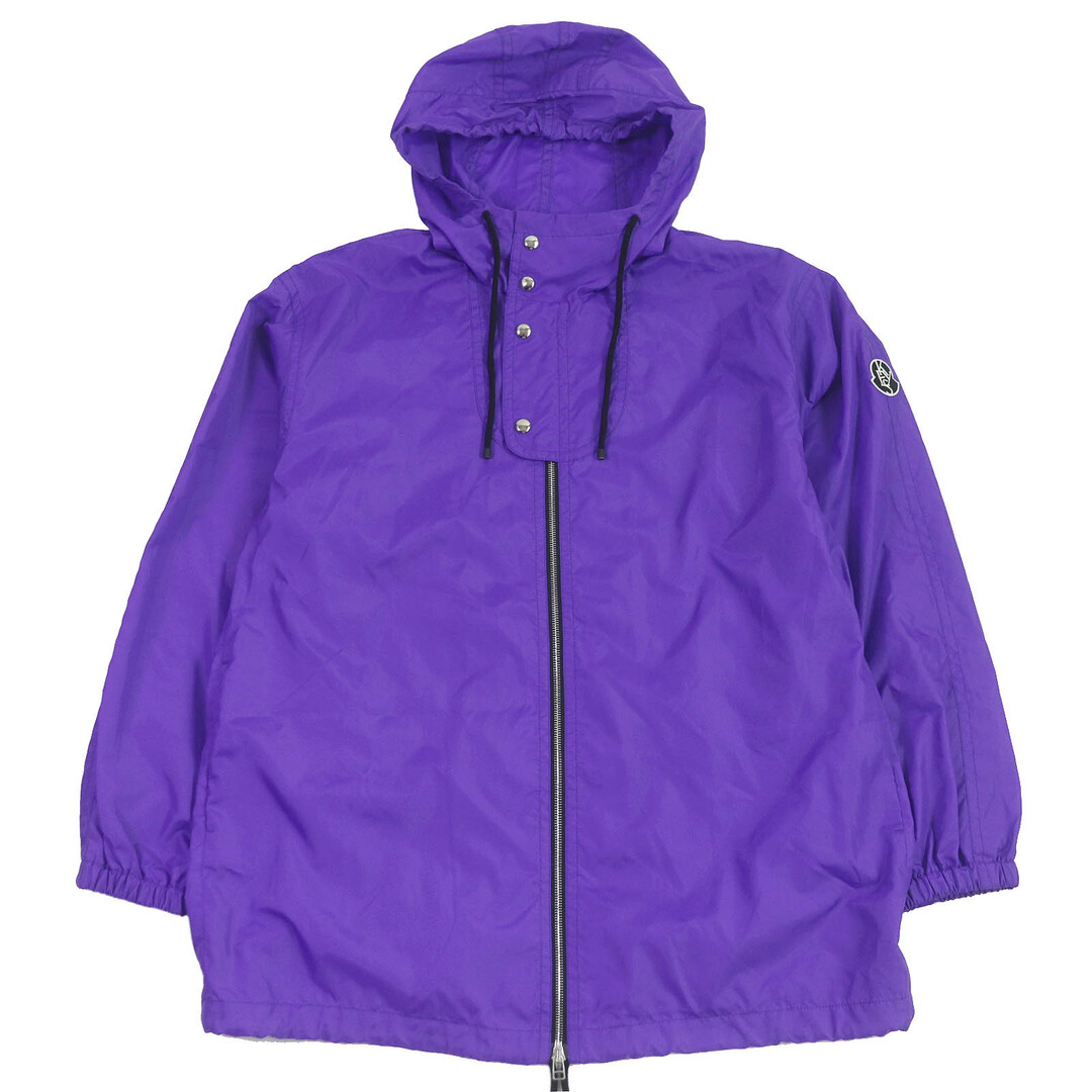 極美品□MONCLER GENIUS 2 モンクレール ジーニアス 2 アリシア・キーズ 23SS SOHO アリシア・キーズ ロゴワッペン WZIP マウンテンパーカー パープル 2 イタリア製 正規品 メンズ