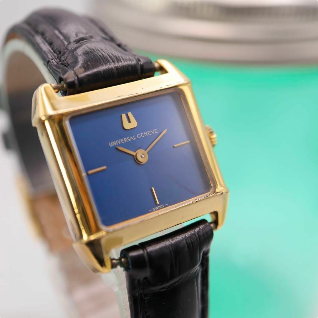 良品 UNIVERSAL GENEVE スクエア 手巻き 腕時計 1032 良品 UNIVERSAL GENEVE スクエア 手巻き 腕時計 1032