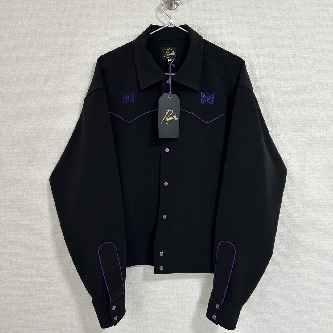 needles 23aw パピヨン カウボーイジャケット ブラック L needles 23aw パピヨン カウボーイジャケット ブラック L