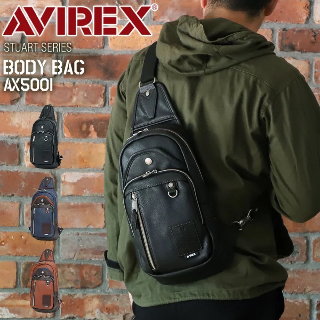 AVIREX - ボディバッグ AVIREX アビレックス ワンショルダー AVIREX - ボディバッグ AVIREX アビレックス ワンショルダー