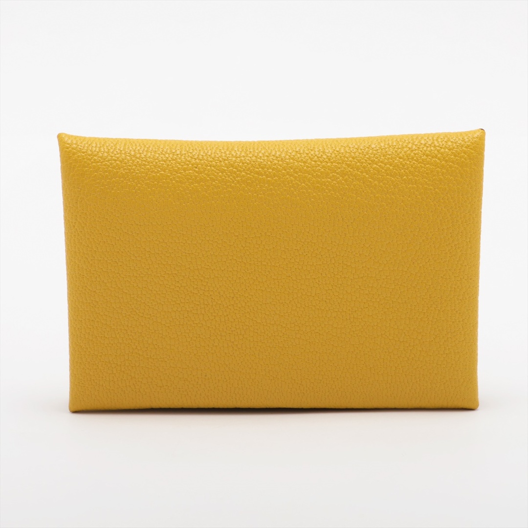 HERMES - エルメス カルヴィ シェブルミゾル  イエローゴールド レディース カード