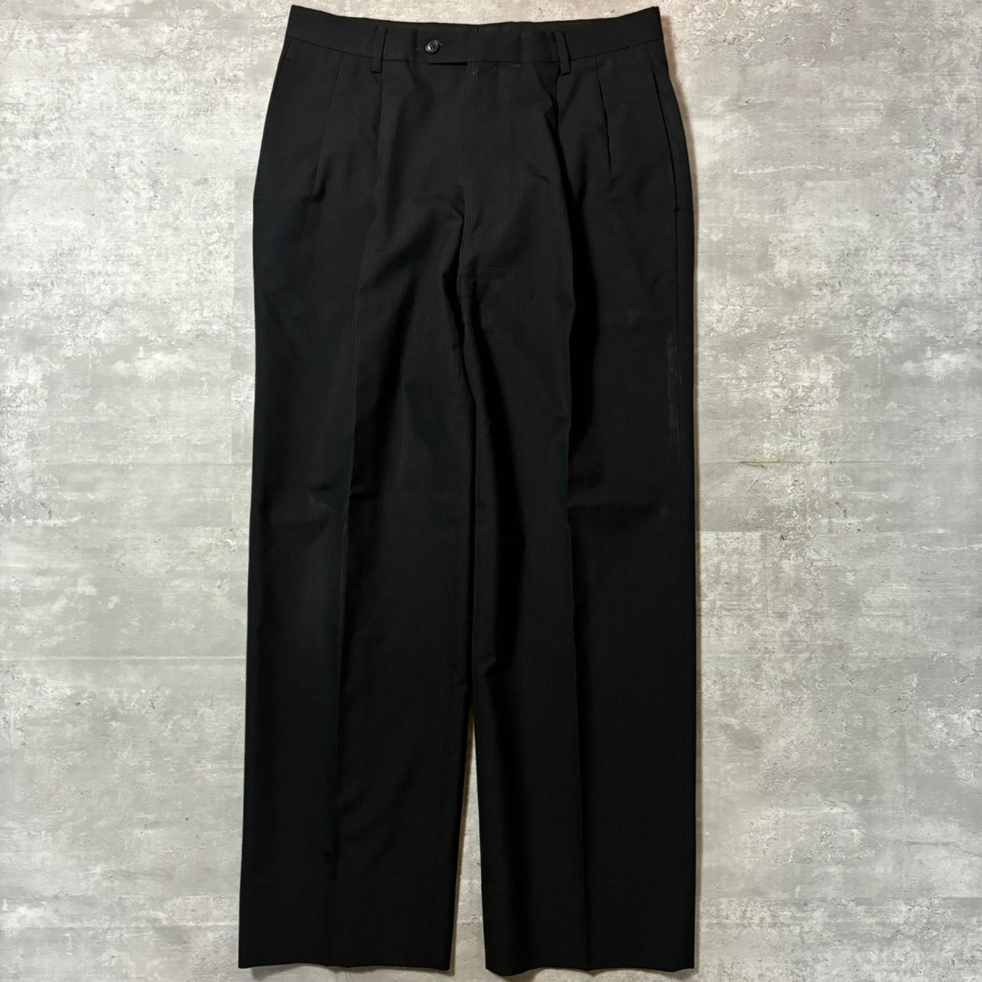 Vintage ストライプ デザイン ワイド スラックス 古着 Vintage ストライプ デザイン ワイド スラックス 古着