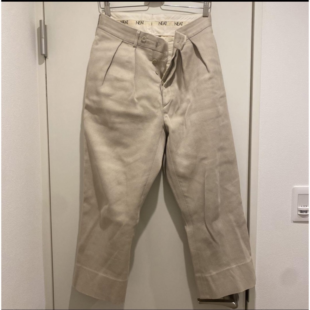 NEAT Cotton Pique Wide 44 ニート スラックス NEAT Cotton Pique Wide 44 ニート スラックス