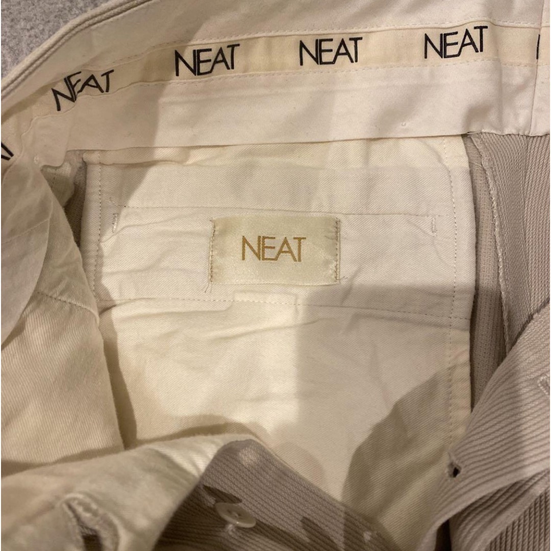 NEAT Cotton Pique Wide 44 ニート スラックス NEAT Cotton Pique Wide 44 ニート スラックス