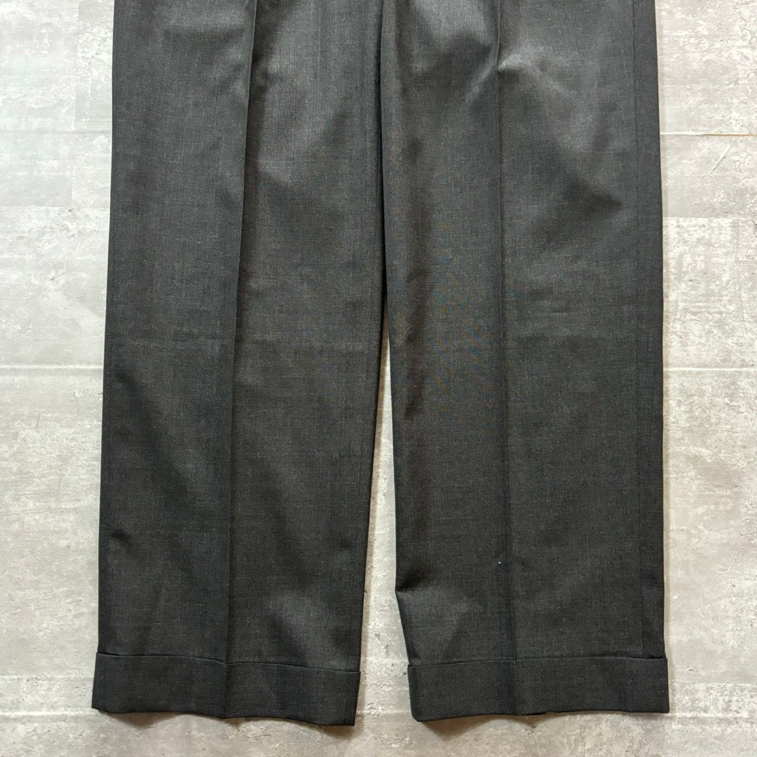 Vintage デザイン ワイド スラックス 古着|ファッション Vintage デザイン ワイド スラックス 古着|ファッション