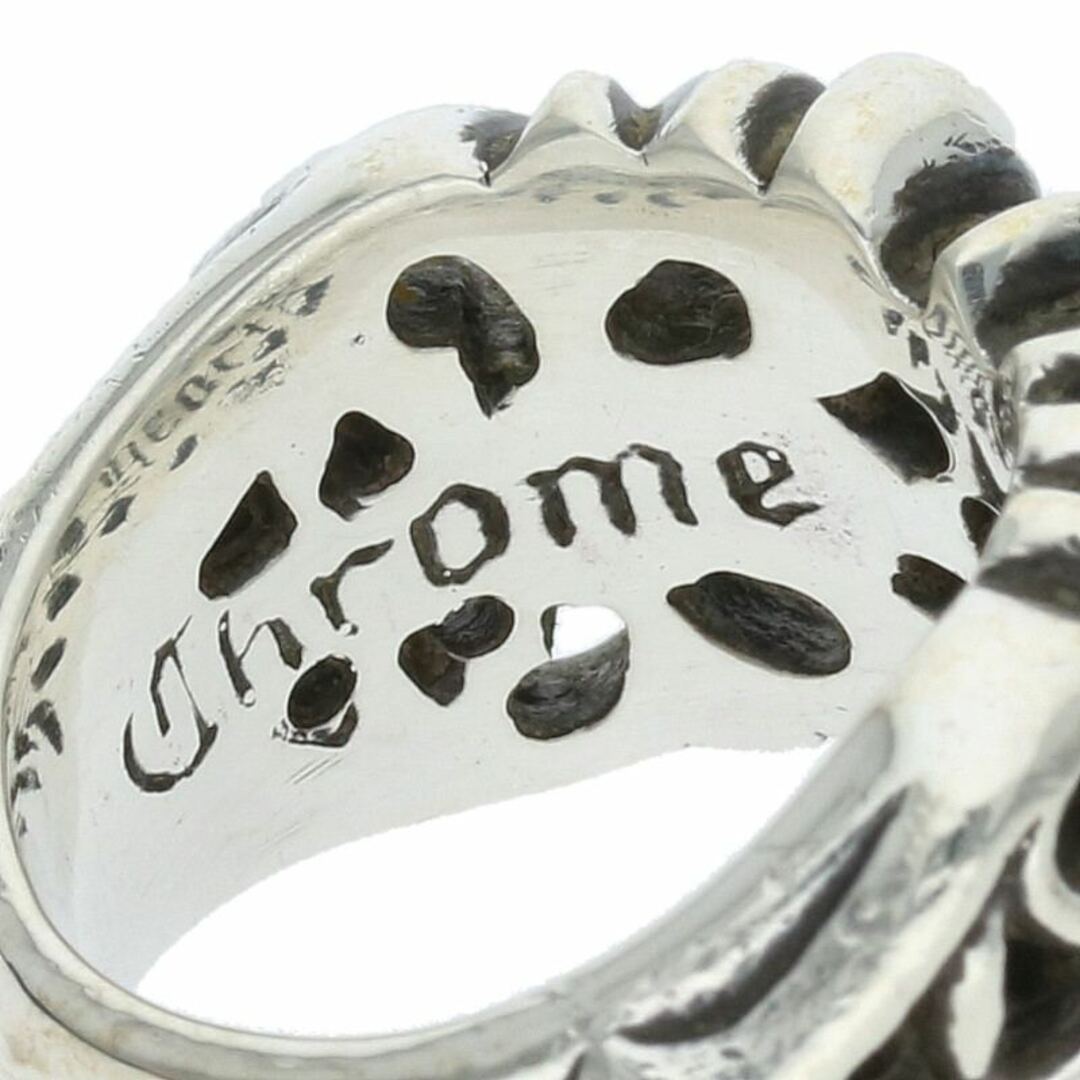 Chrome Hearts - クロムハーツ K&T シルバーリング メンズ 9号の Chrome Hearts - クロムハーツ K&T シルバーリング メンズ 9号の