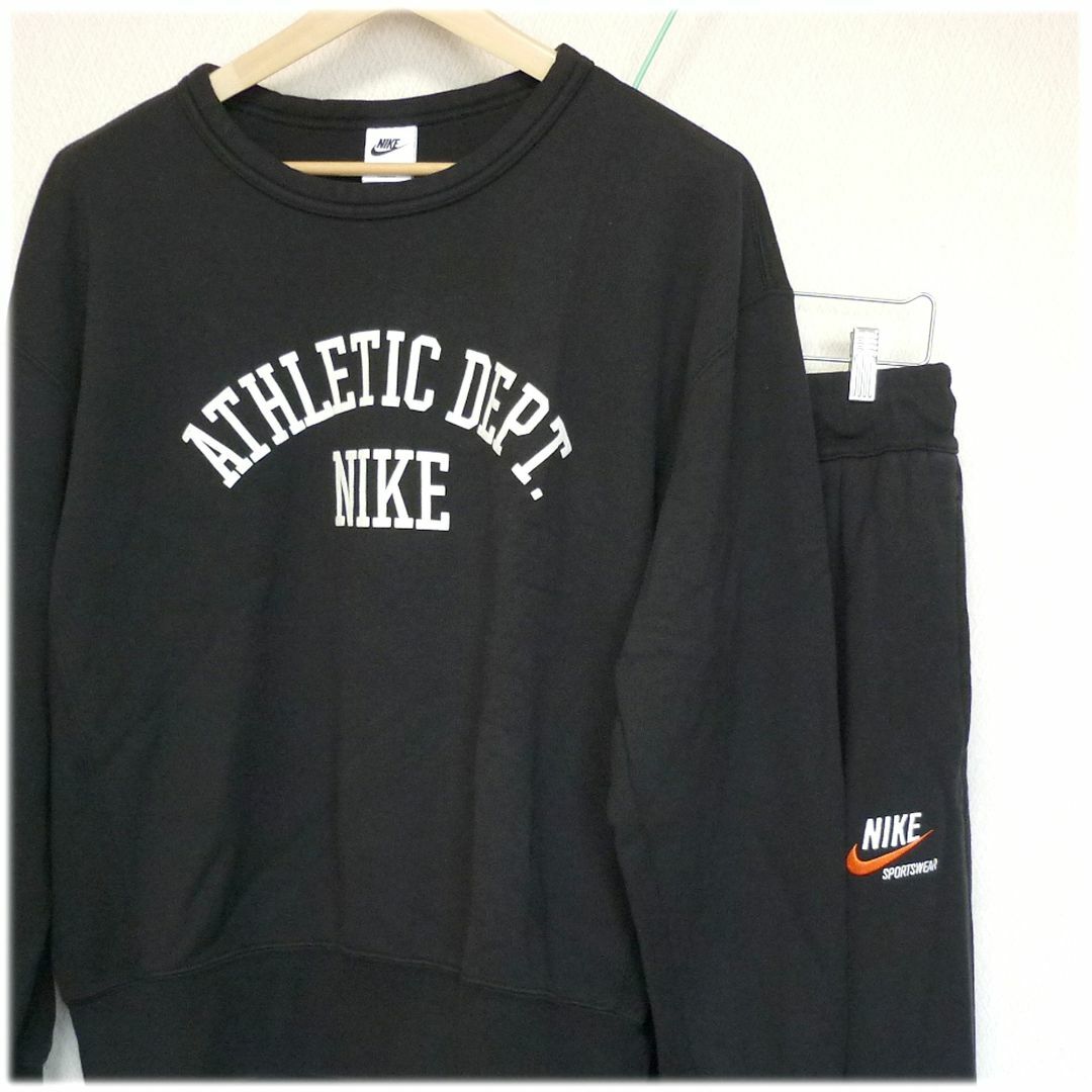 新品(メンズ2XL)ナイキ 黒 スウェット上下セット セットアップ 新品(メンズ2XL)ナイキ 黒 スウェット上下セット セットアップ