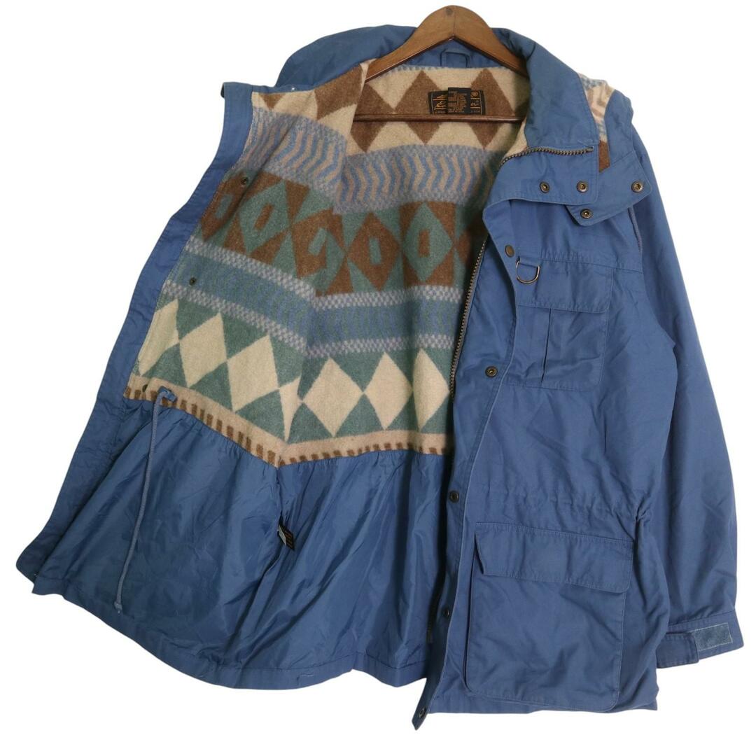 90年代 Eddie Bauer エディーバウアー マウンテンパーカー アウトドア ブルー (メンズ L) 中古 古着 A1440 Eddie Bauer - 90年代 Eddie Bauer エディーバウアー マウンテン
