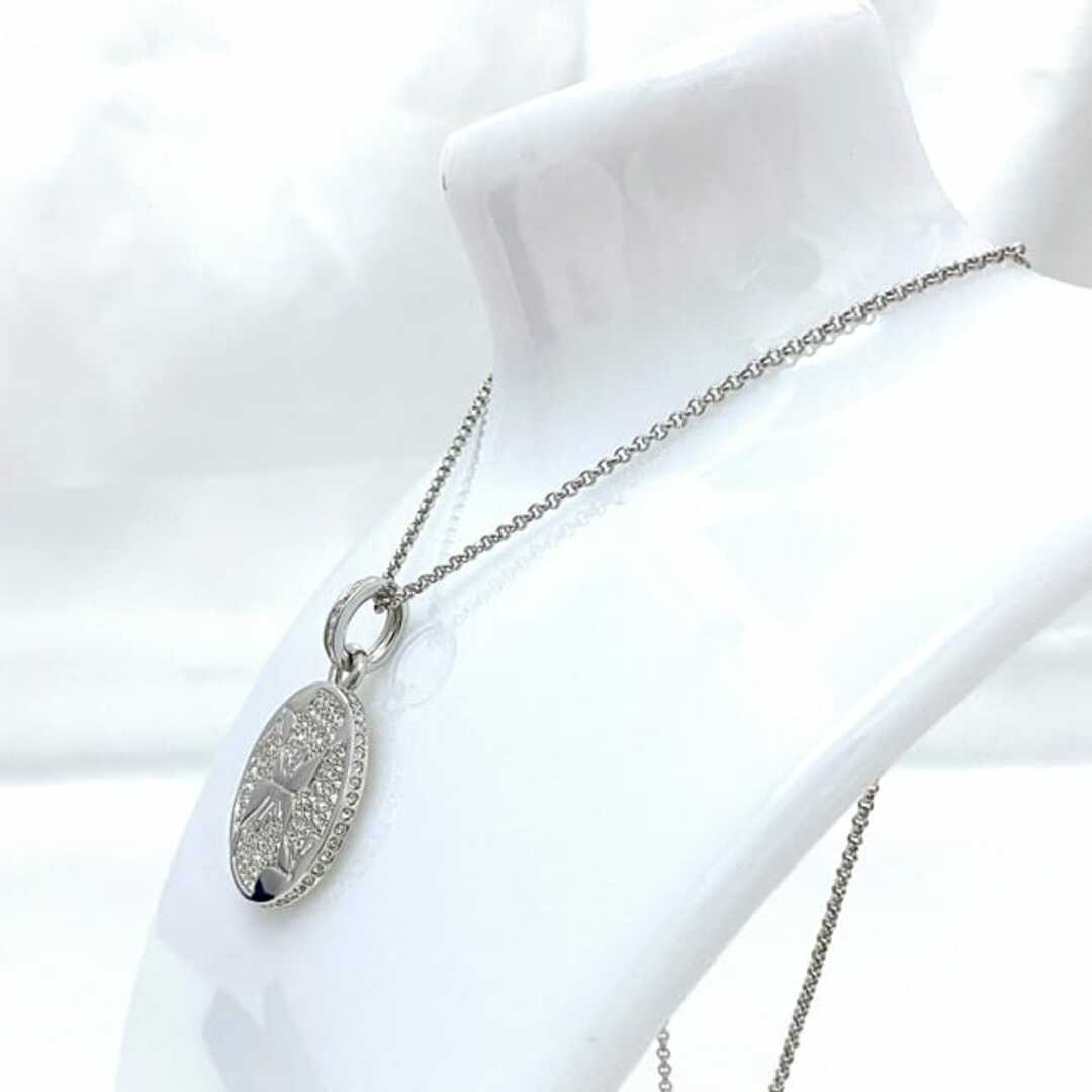 SWAROVSKI - スワロフスキー ネックレス シルバー クリーム SWAROVSKI - スワロフスキー ネックレス シルバー クリーム
