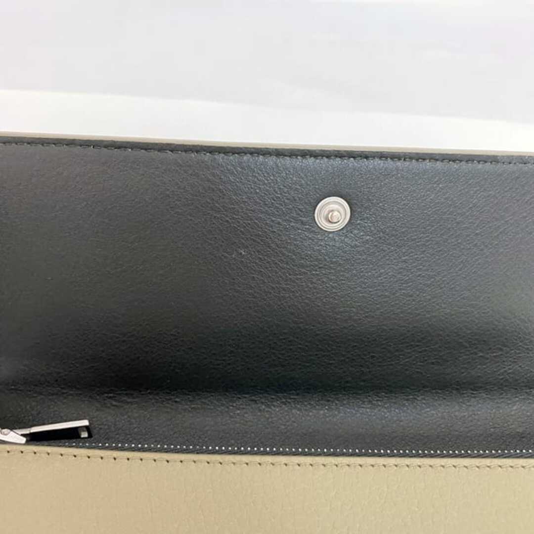 BOTTEGA VENETA - ボッテガヴェネタ 二つ折り 長財布 ベージュ BOTTEGA VENETA - ボッテガヴェネタ 二つ折り 長財布 ベージュ