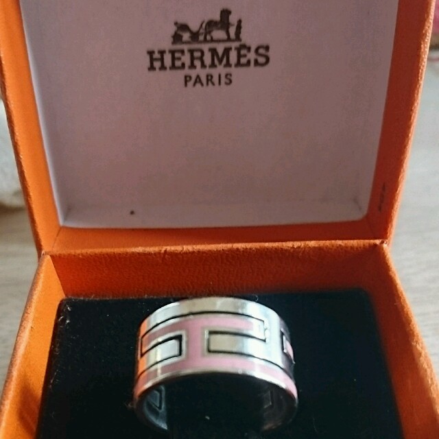 Hermes(エルメス)のゲリラセール！HERMESムーブアッシュリング💍ピンク美品🌹💝✨ レディースのアクセサリー(リング(指輪))の商品写真