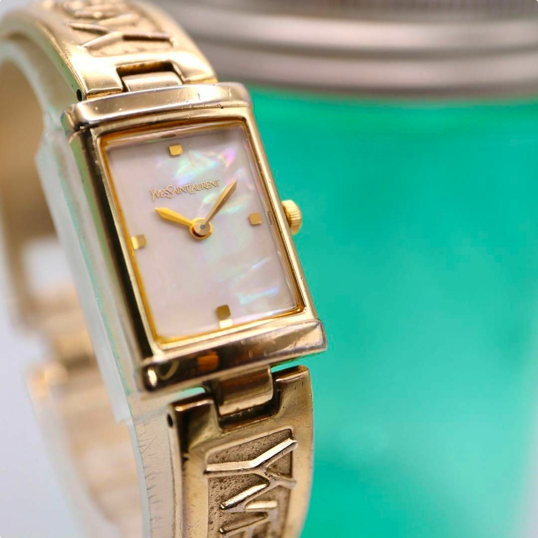 Yves Saint Laurent シェル文字盤 レディース腕時計 1060 腕時計 Yves Saint Laurent シェル文字盤 レディース腕時計 1060 腕時計