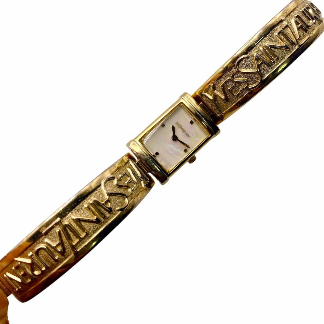 Yves Saint Laurent シェル文字盤 レディース腕時計 1060 腕時計 Yves Saint Laurent シェル文字盤 レディース腕時計 1060 腕時計