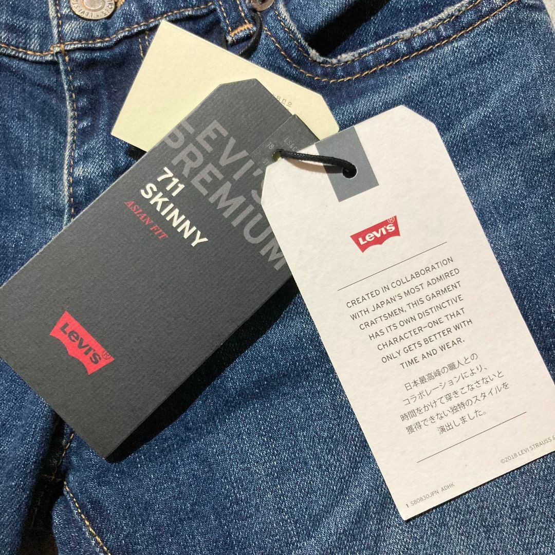 Levi's - 新品タグ付品【LEVI'S PREMIUM】リーバイス 711 SKINNY