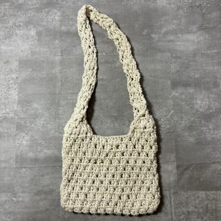 ティー(TTT_MSW)のVintage デザイン ニットバッグ 古着(ショルダーバッグ)