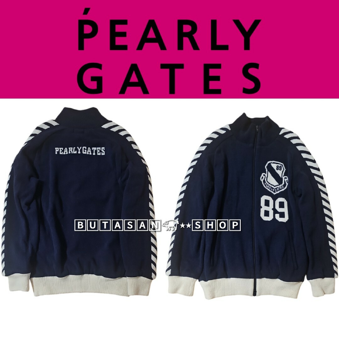 PEARLY GATES - PEARY GATES ウール ジップアップ ニット PEARLY GATES - PEARY GATES ウール ジップアップ ニット
