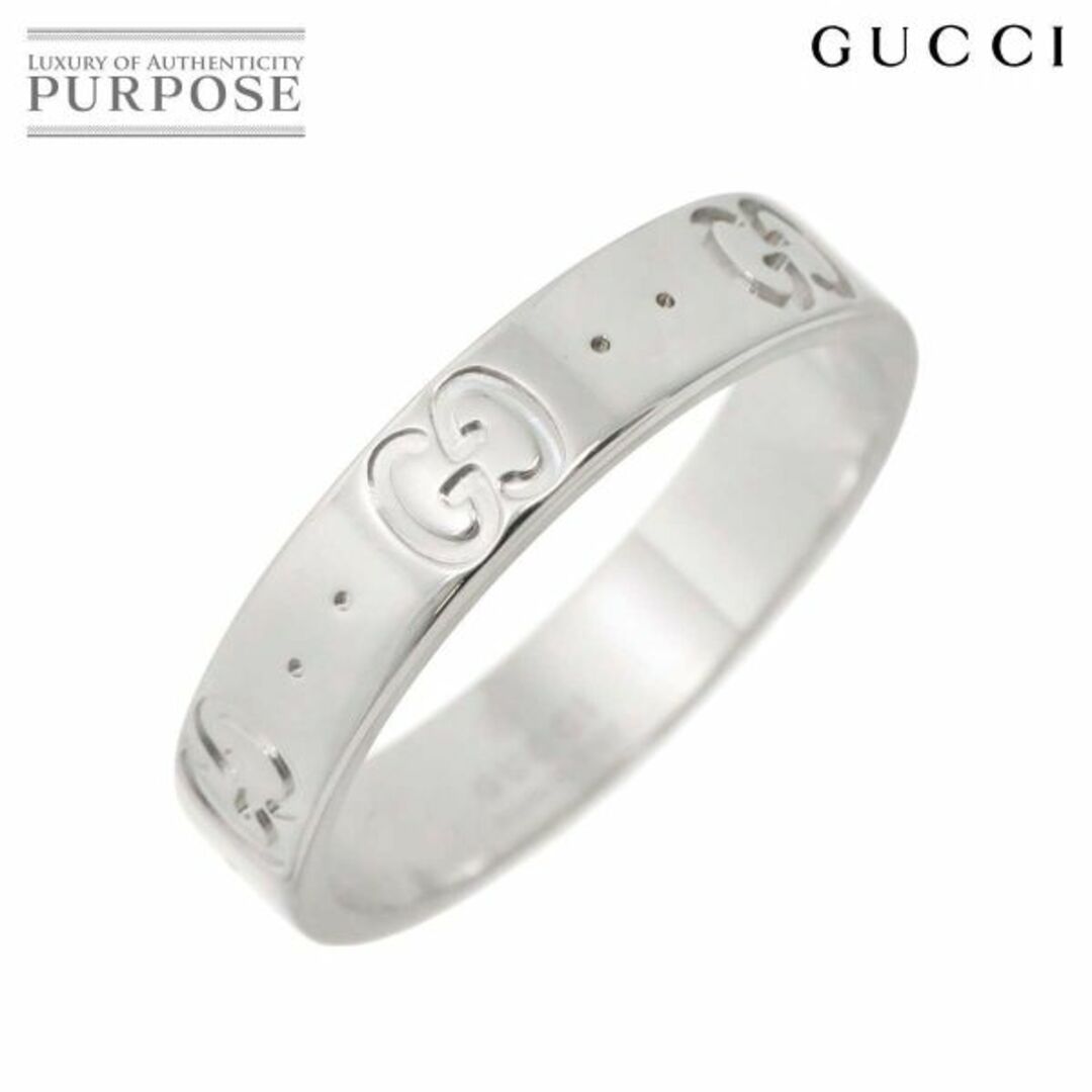 GUCCI - グッチ GUCCI アイコン #10 リング K18 WG ホワイトゴールド 750 指輪 VLP 90248316