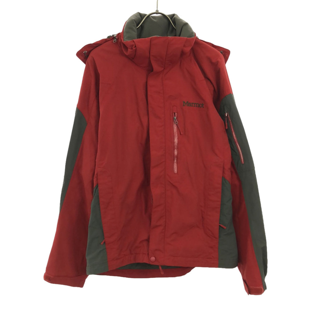 【高知インター店】 マーモット アウトドアジャケット MARMOT レッド×グレー S 男性用