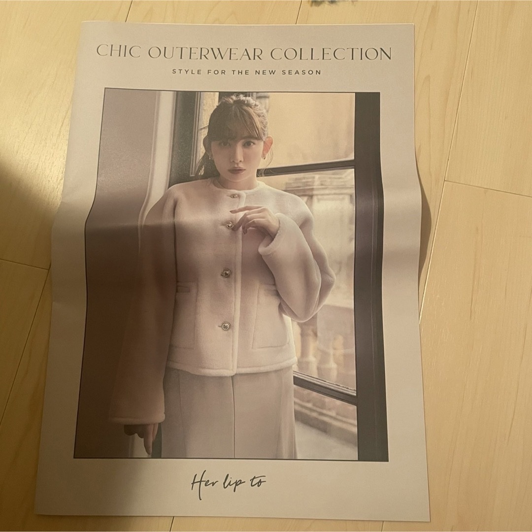 CHIC OUTERWEAR COLLECTION Tabloid エンタメ/ホビーのタレントグッズ(アイドルグッズ)の商品写真