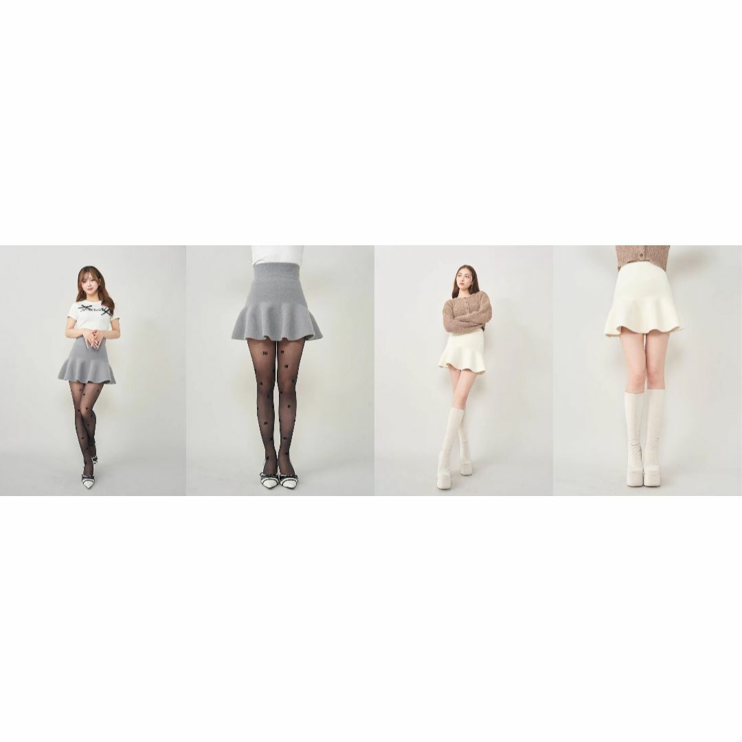 Darich - ダーリッチ darich ハイウエストニットミニスカート Darich - ダーリッチ darich ハイウエストニットミニスカート