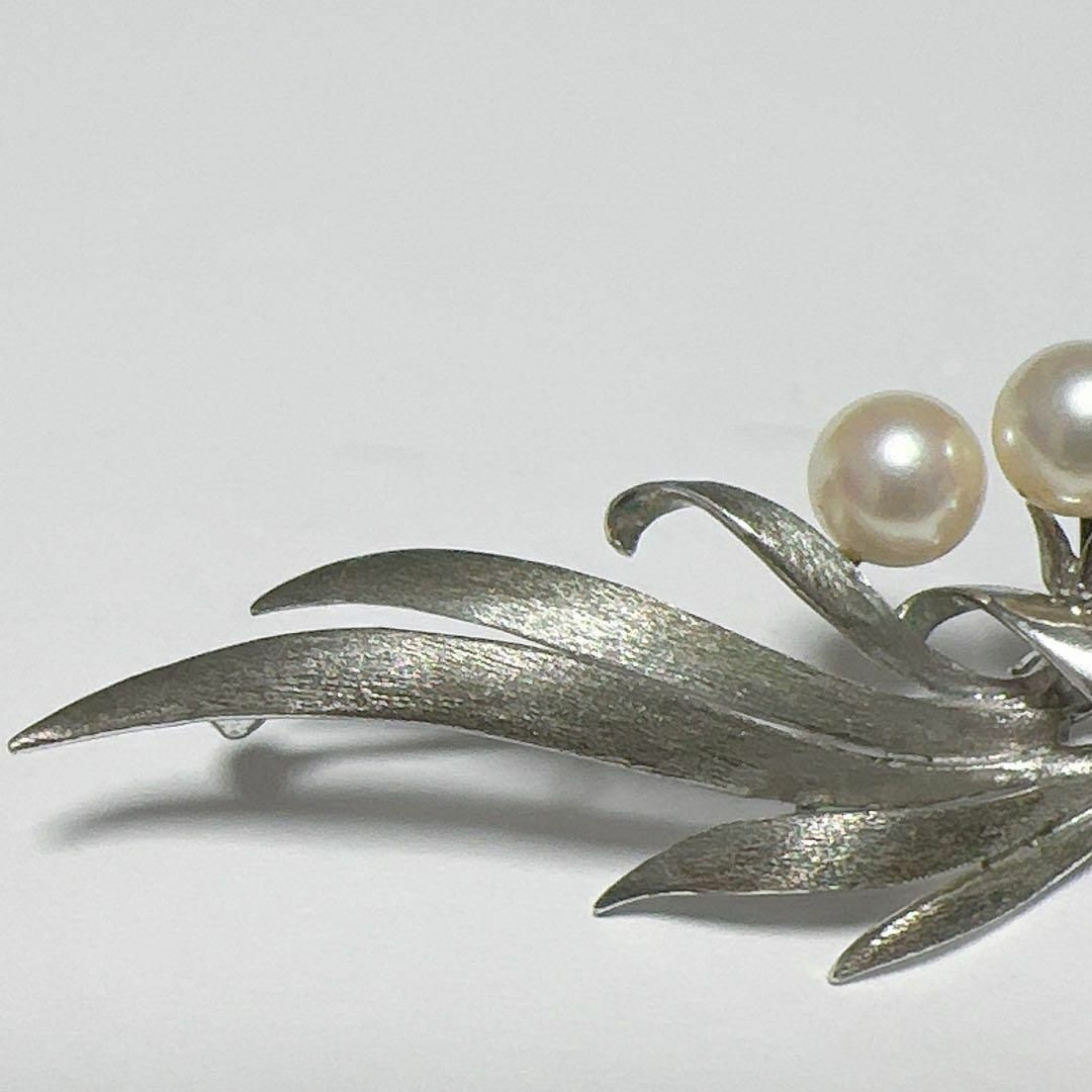 MIKIMOTO ミキモト ブローチ パール SVシルバー MIKIMOTO ミキモト ブローチ パール SVシルバー