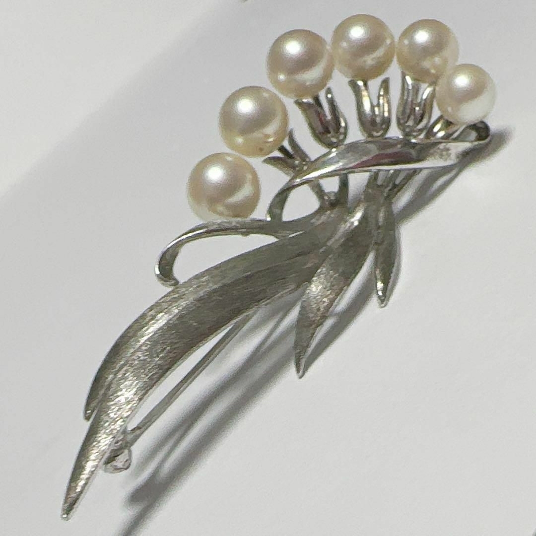 MIKIMOTO ミキモト ブローチ パール SVシルバー MIKIMOTO ミキモト ブローチ パール SVシルバー