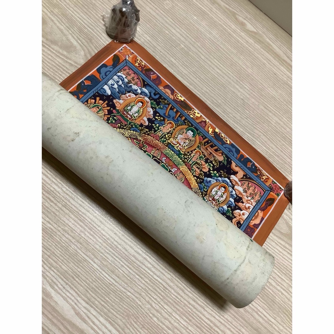 チベット密教 新品 1点物 》 手描き 曼荼羅 仏陀 釈迦 仏画 仏教 e3 チベット密教 新品 1点物 》 手描き 曼荼羅 仏陀 釈迦 仏画 仏教 e3