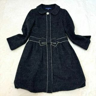 エムズグレイシー(M'S GRACY)の【美品】M'S GRACY エムズグレイシー　アルパカコート　リボン　バルーン(ロングコート)