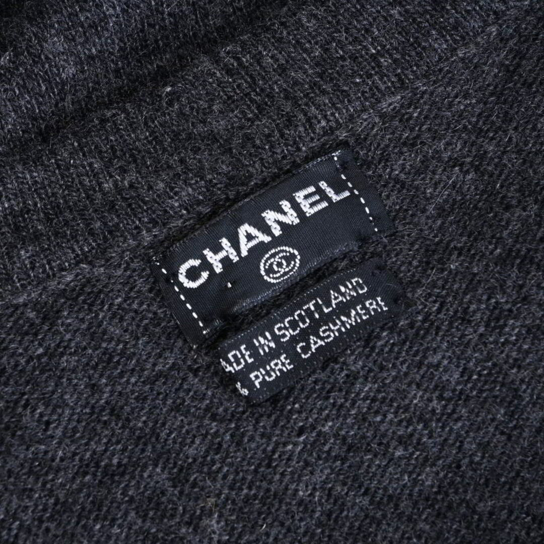 CHANEL - CHANEL ヴィンテージ カシミヤ ニットカーディガンの CHANEL - CHANEL ヴィンテージ カシミヤ ニットカーディガンの