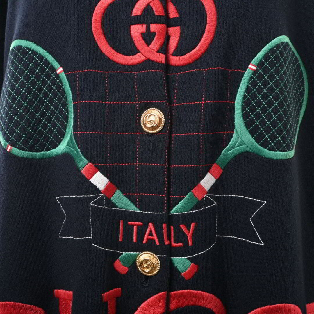 GUCCI - GUCCI 581167 テニス リバーシブル ロングカーディガン GUCCI - GUCCI 581167 テニス リバーシブル ロングカーディガン